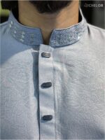 Premium sequence work Sky Blue Colour Panjabi - Image 2