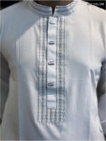Premium White Colour Panjabi - Image 3