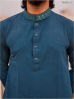 Premium sequence work Sea Green Colour Panjabi - Image 2