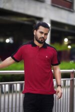premium Quality PK Polo T-shirt - Colour Maroon