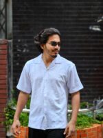 Imported China Original Embryos fabrics Shirt - Colour (White)