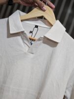 Old Money Polo t-shirt Colour (Off White) - Image 2