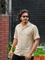 Imported China Original Embryos fabrics Shirt - Colour (Cream )