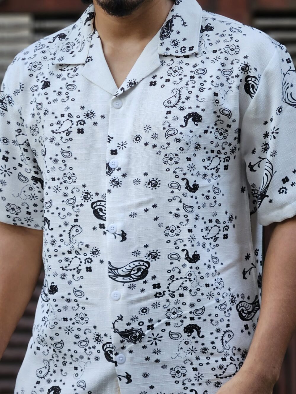 Premium Indian Khadi Fabric Shirt 05 - Image 2