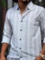 China Silk Popcorn Shirt Colour (Ash) - Image 2