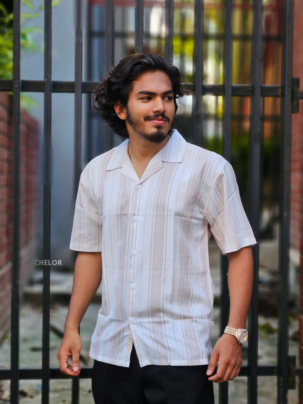 China Silk Popcorn Shirt 01 - Image 1