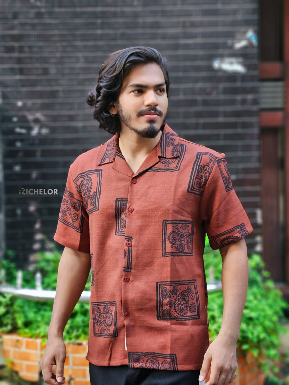Premium Indian Khadi Fabric Shirt 01 - Image 1