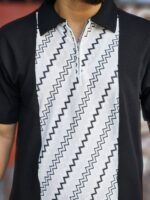 China Imported Luxurious Spring Dalai Fabrics T-Shirt Colour (Black) - Image 2